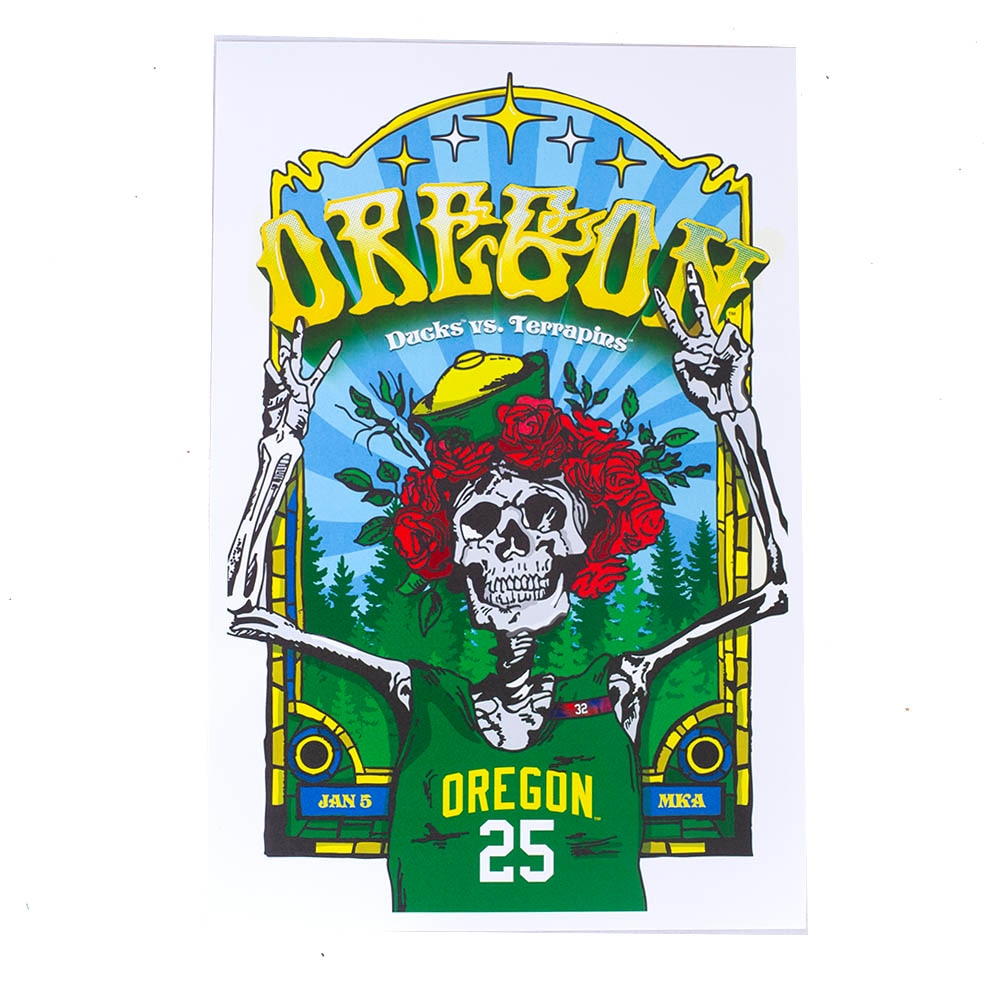 Ducks Spirit, Posters, Gifts, 12"x18", Basketball, Maryland Game, 916359